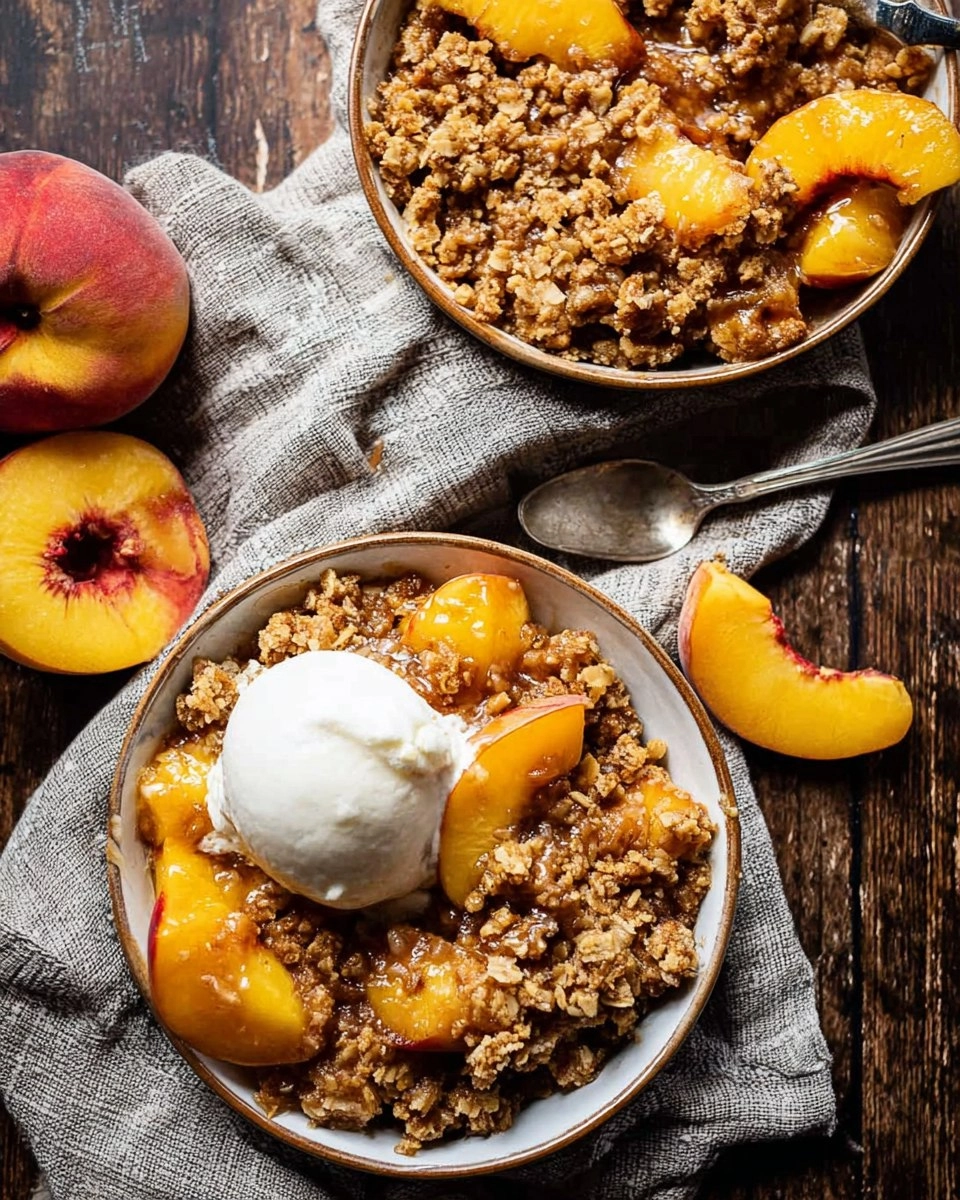 Gluten Free Peach Crisp