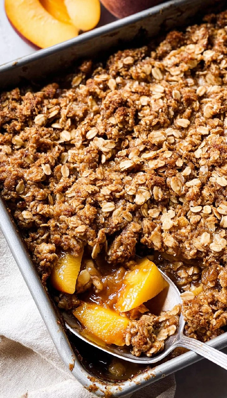 Gluten Free Peach Crisp