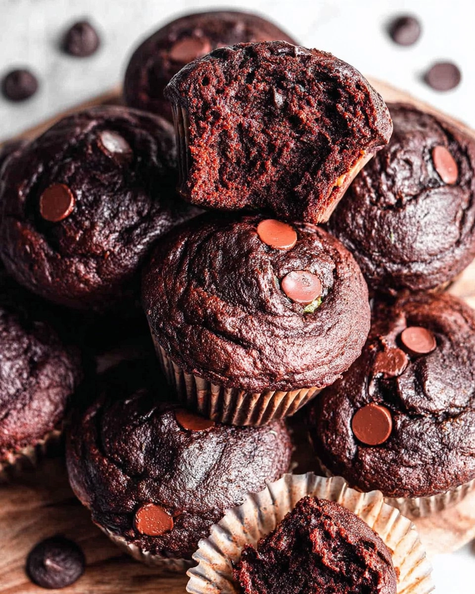 Healthy Chocolate Zucchini Muffins (Gluten Free, Paleo) 114 Healthy Chocolate Zucchini Muffins (Gluten Free, Paleo)