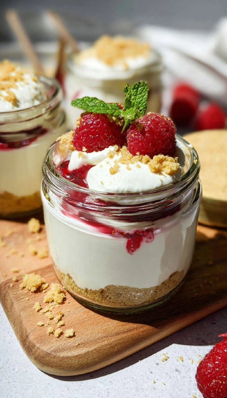 High Protein Cheesecake Jars