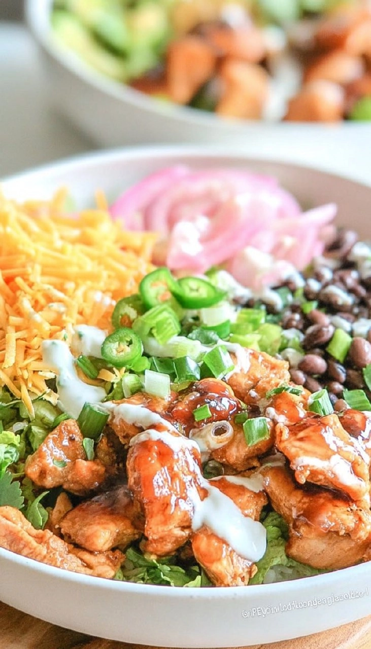 Honey BBQ Chicken Bowls