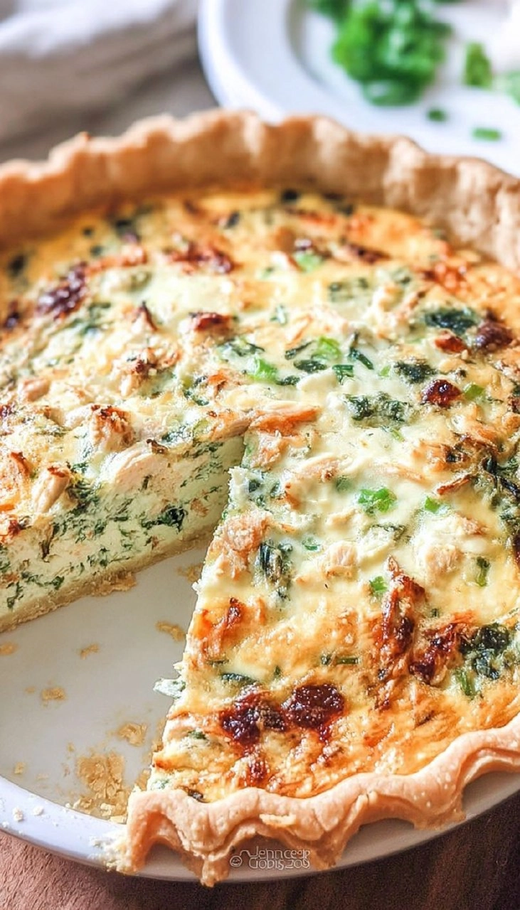 Marry Me Chicken Quiche