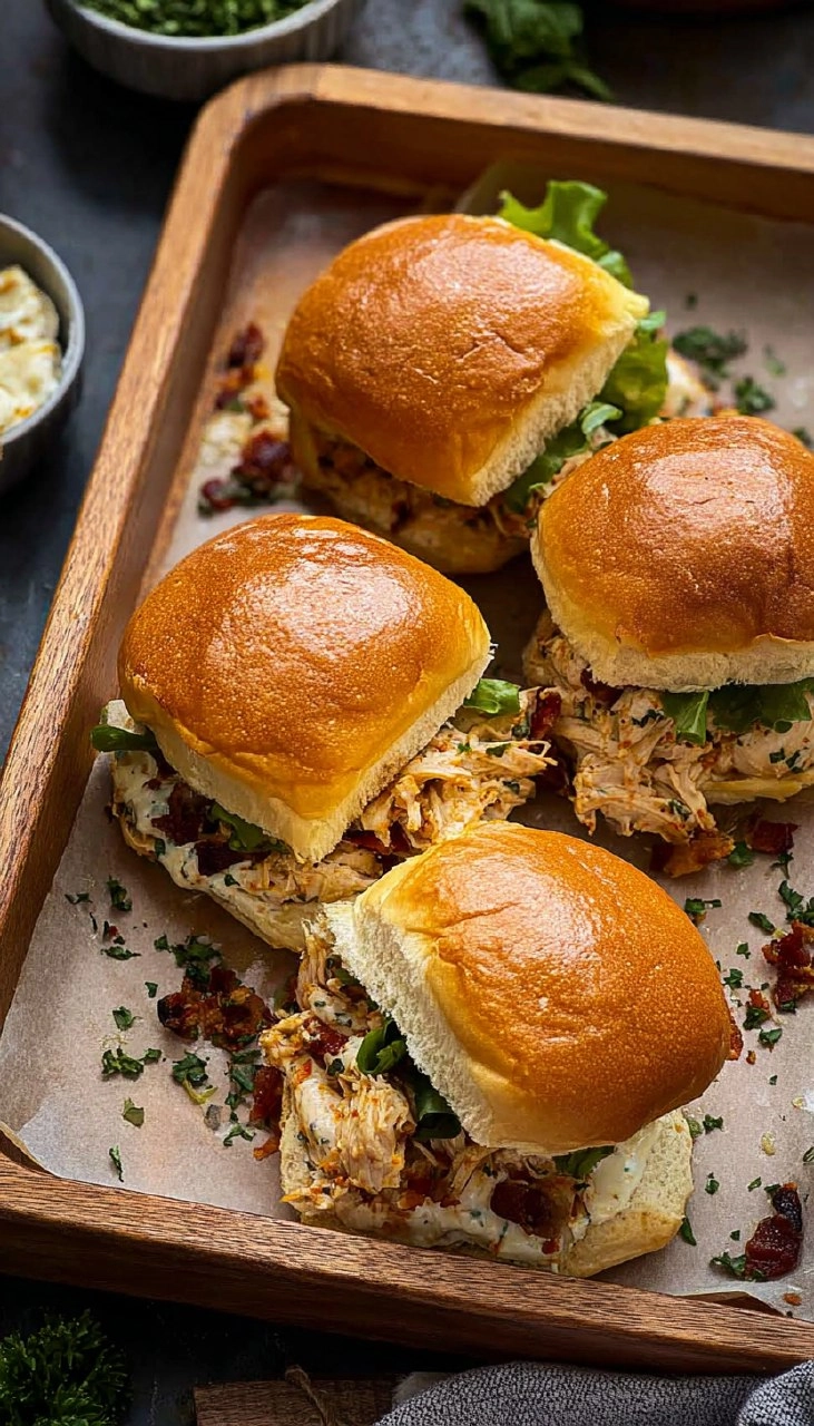 Marry Me Chicken Sliders
