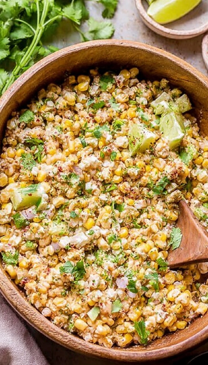 Mexican Street Corn Salad Recipe (Esquites)