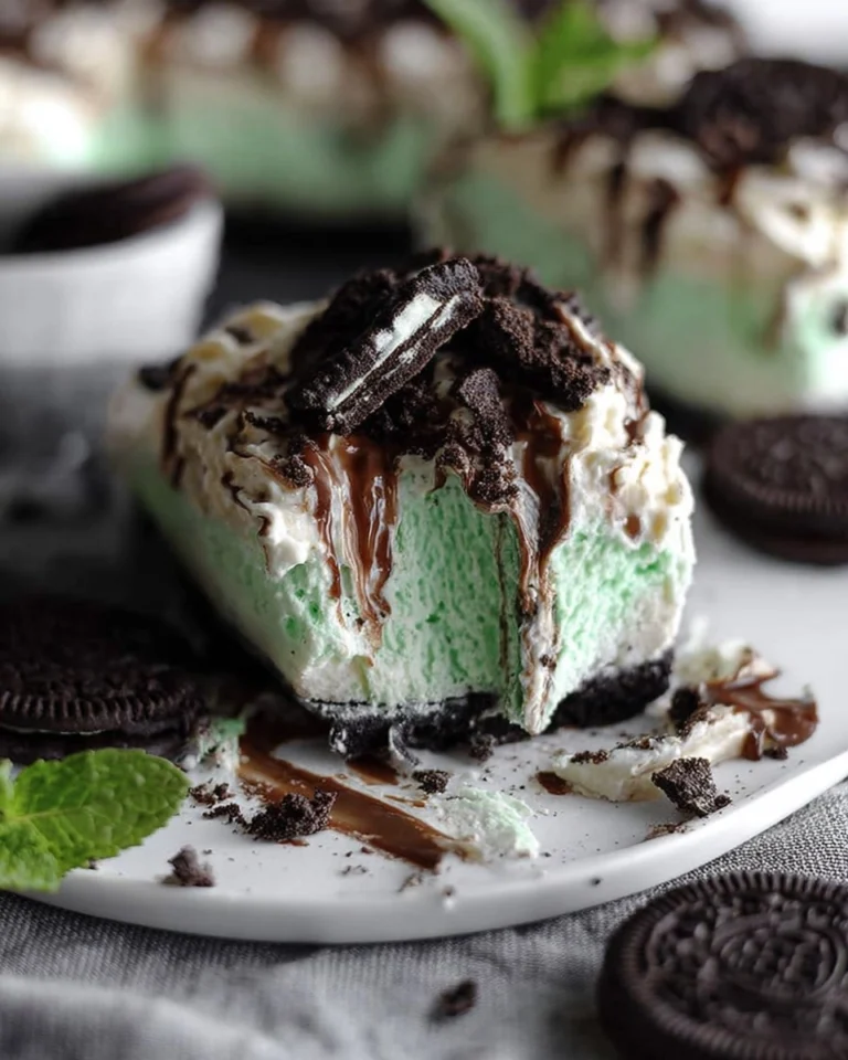 Mint-Oreo-Ice-Cream-Dessert-Recipe