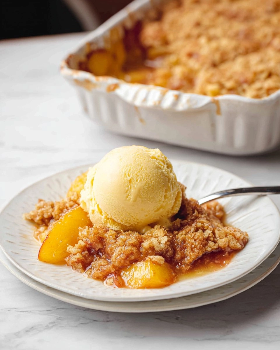 Old-Fashioned Peach Crumble (Just Like Grandma’s!)