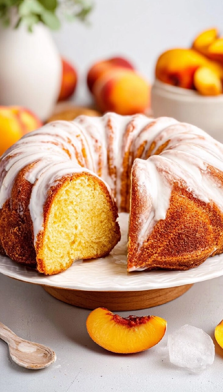 Peach Bundt Cake