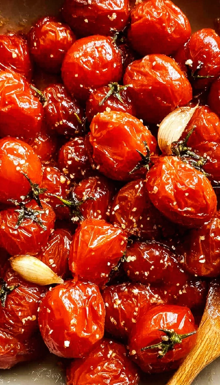 Roasted Cherry Tomatoes with Garlic