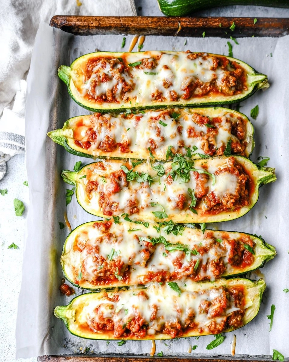 Sausage-Stuffed-Zucchini-Boats-Recipe