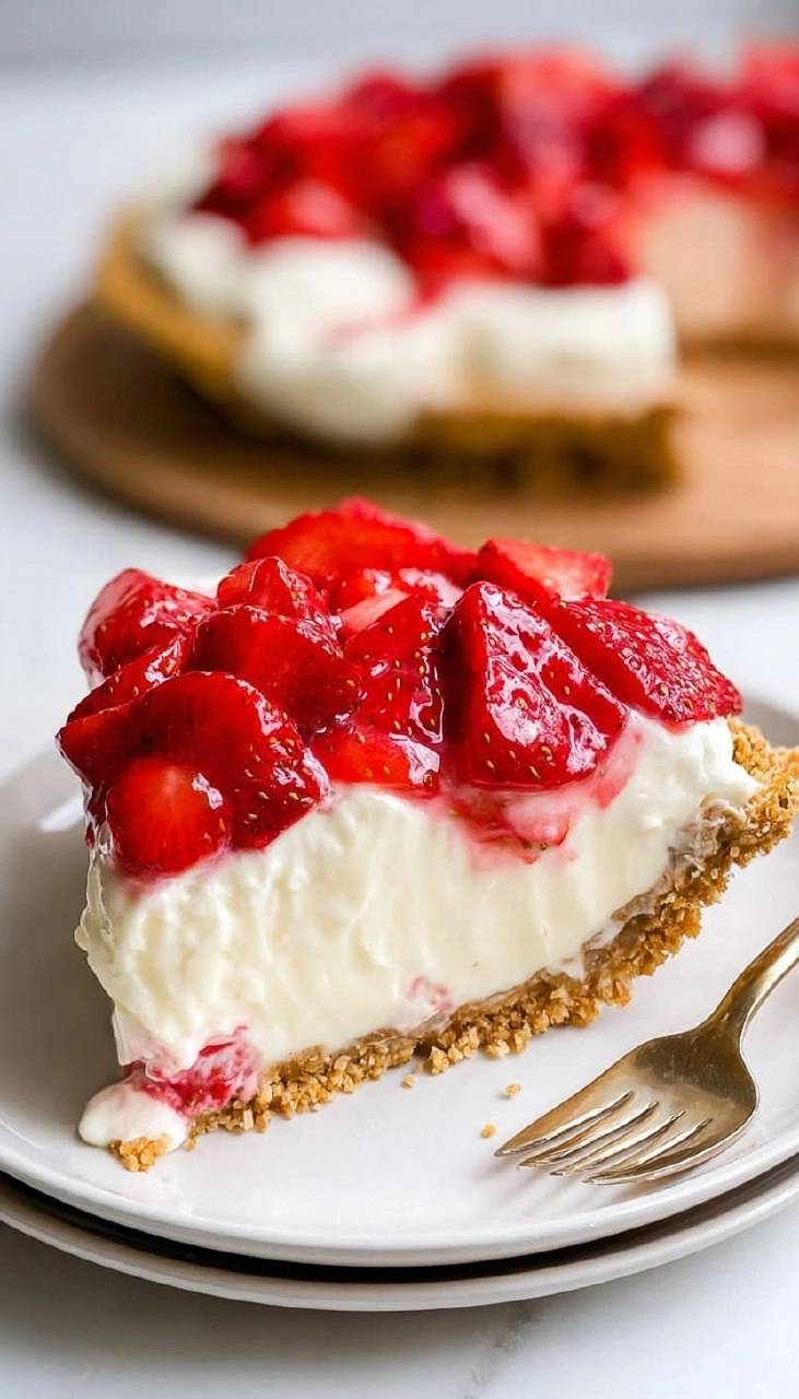 Strawberry Pretzel Pie