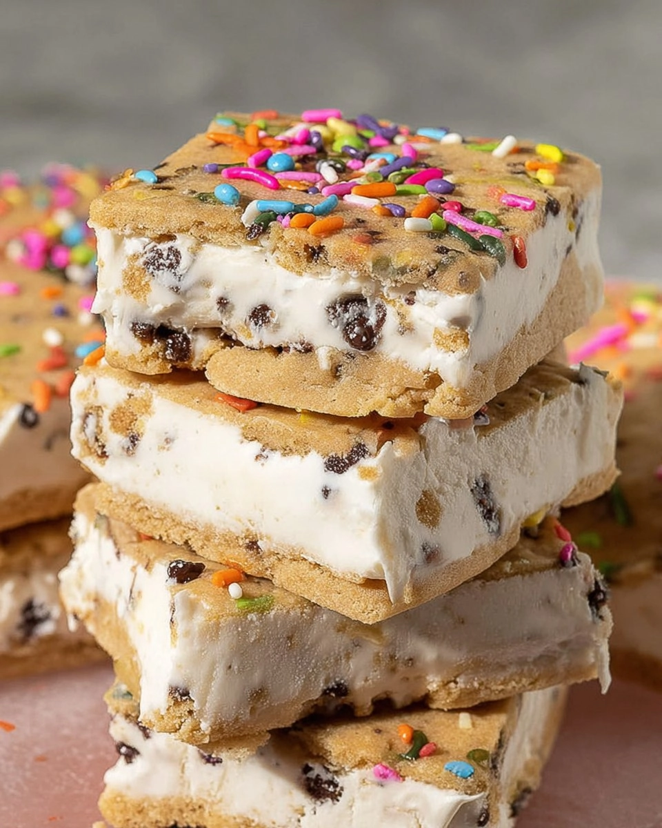 Vegan Cookie Dough Ice Cream Sandwiches