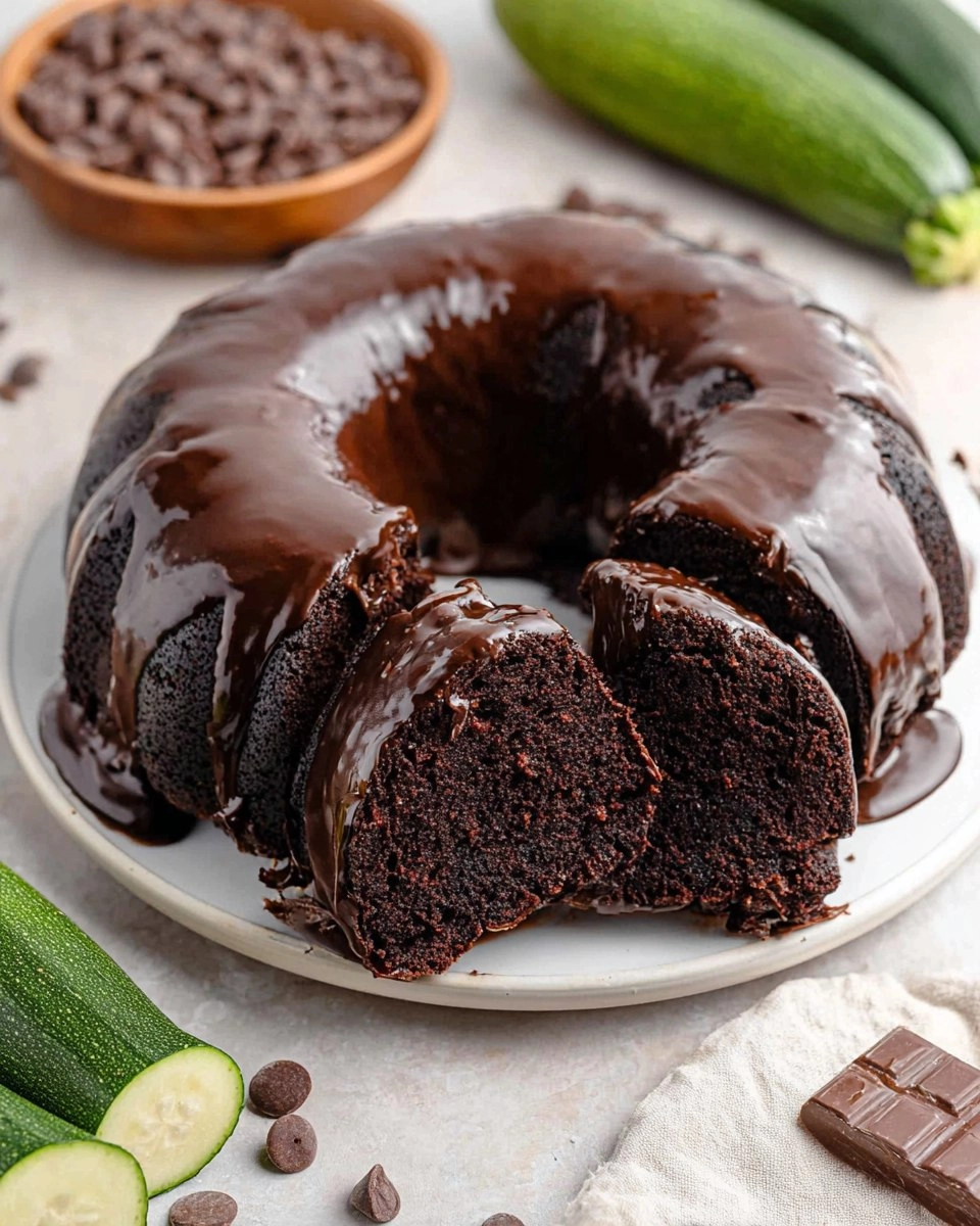 Zucchini Chocolate Bundt Cake