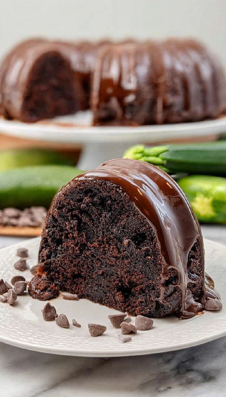 Zucchini Chocolate Bundt Cake