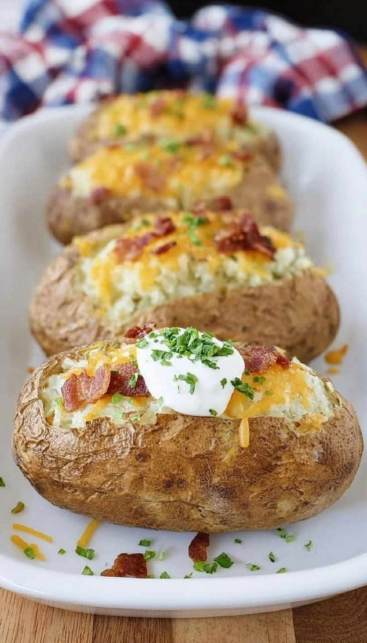 Best Steakhouse Baked Potatoes