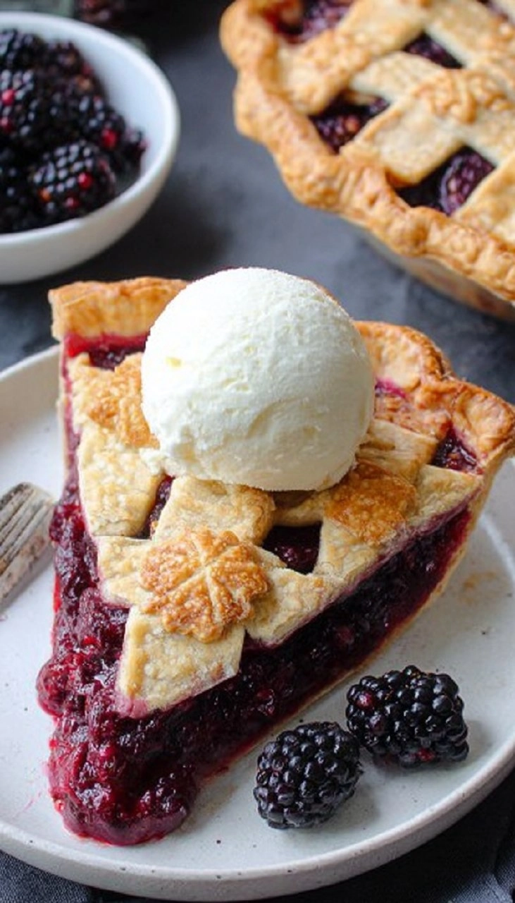 Easy Blackberry Pie 170 Easy Blackberry Pie