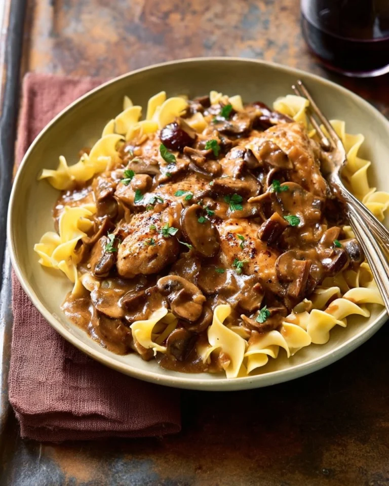 Easy-Chicken-Marsala-with-The-BEST-Buttered-Noodles-Recipe