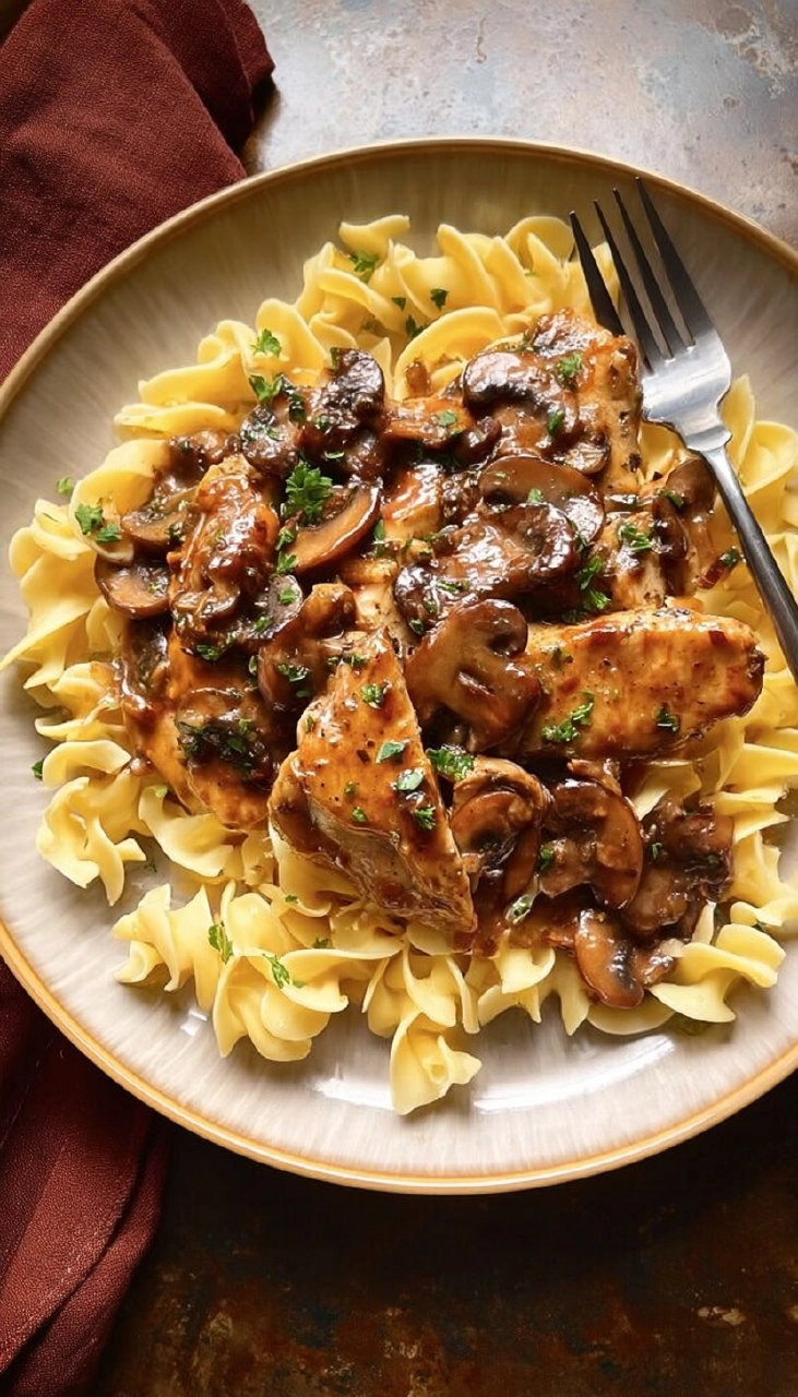 Easy Chicken Marsala (with The BEST Buttered Noodles) 140 Easy Chicken Marsala (with The BEST Buttered Noodles)