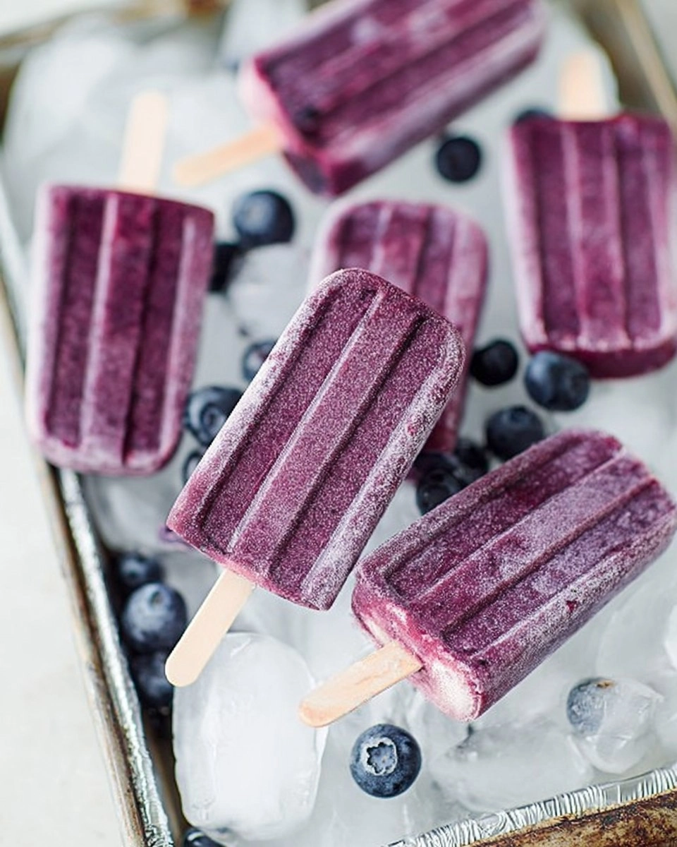 Easy Recipe for Blueberry Popsicles (Healthy and Yummy!)