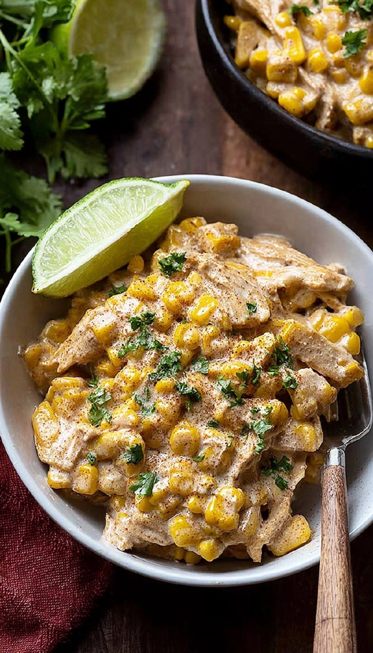 Slow Cooker Street Corn Chicken