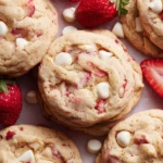 Strawberries-and-Cream-Cookies-The-Best-Strawberry-Flavor-Recipe