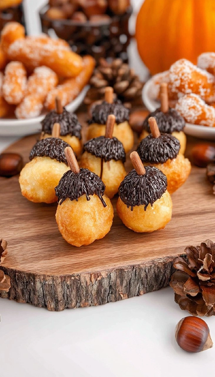 Acorn Donut Holes