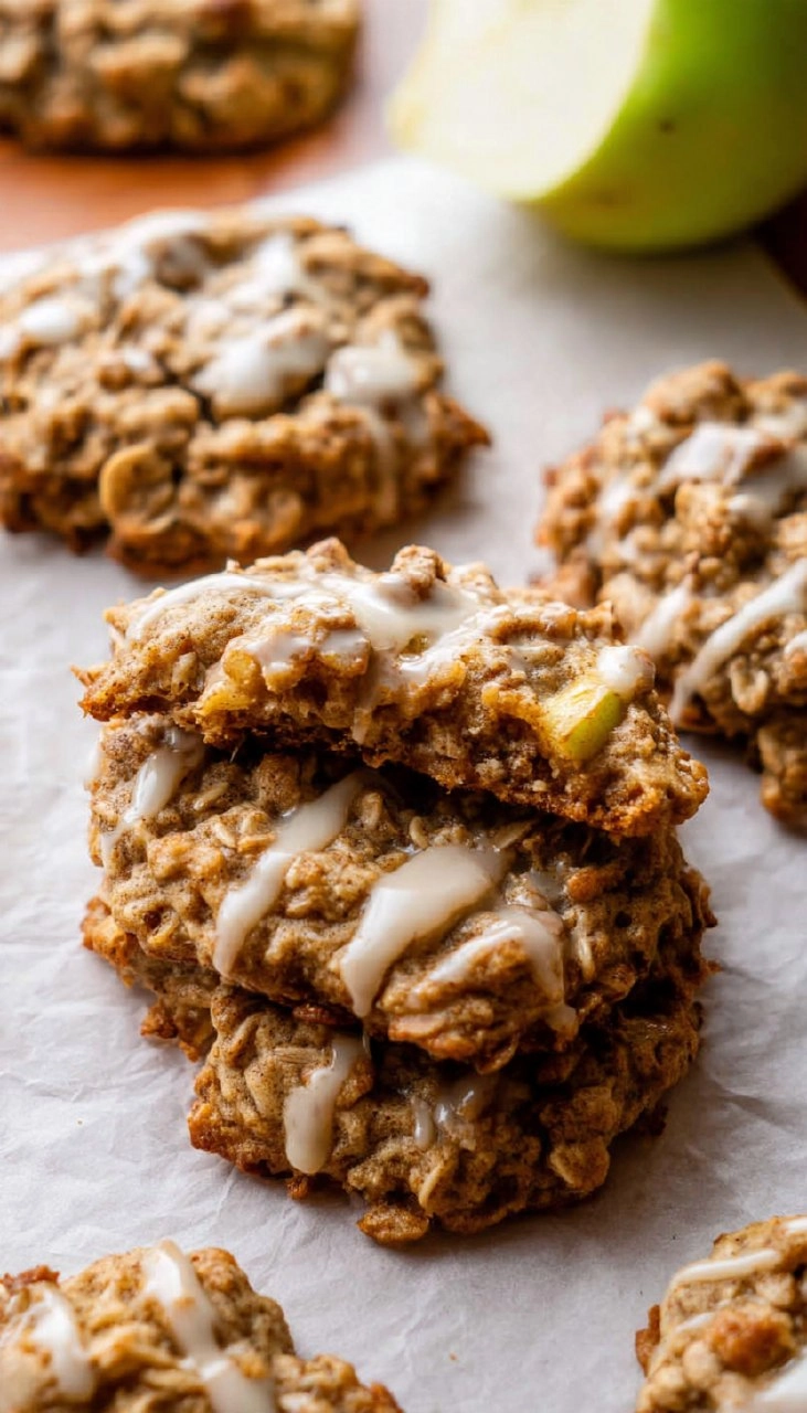 Apple Cinnamon Oatmeal Cookies