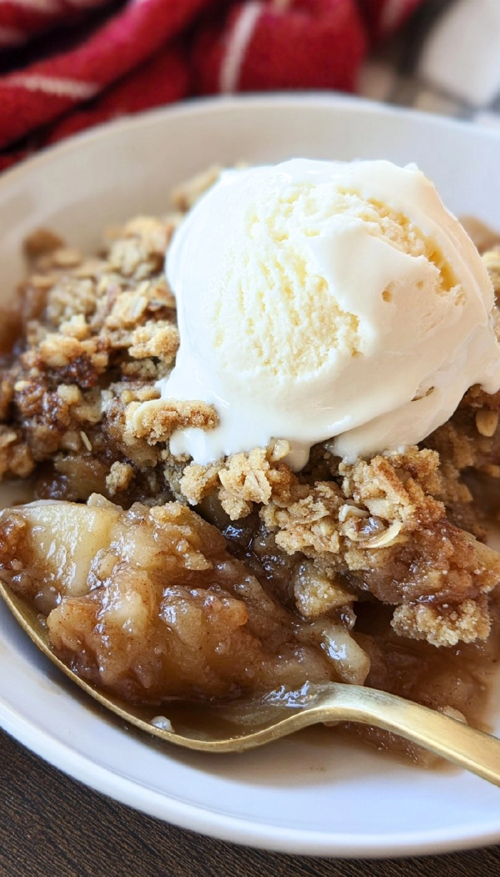 Apple Crisp with Betty Crocker Oatmeal Cookie Mix