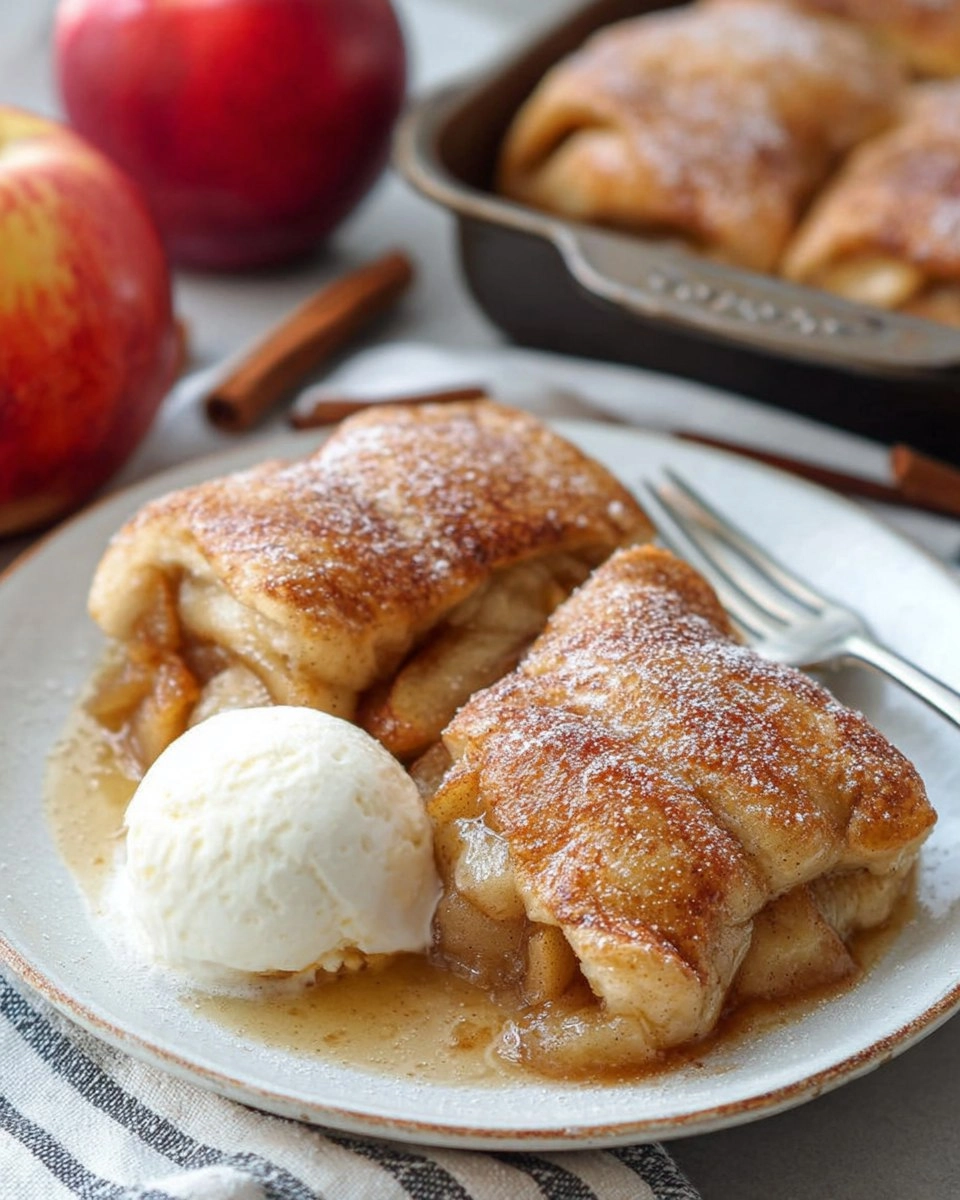 Apple Dumplings with Crescent Rolls