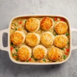 Chicken-Pot-Pie-Casserole-With-Biscuits-Recipe