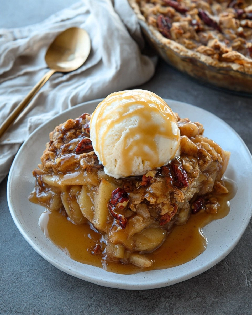 Cinnamon Roll Apple Pie