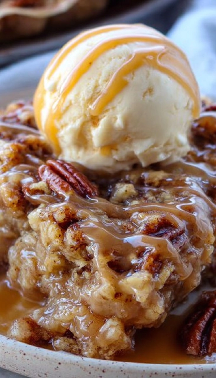 Cinnamon Roll Apple Pie