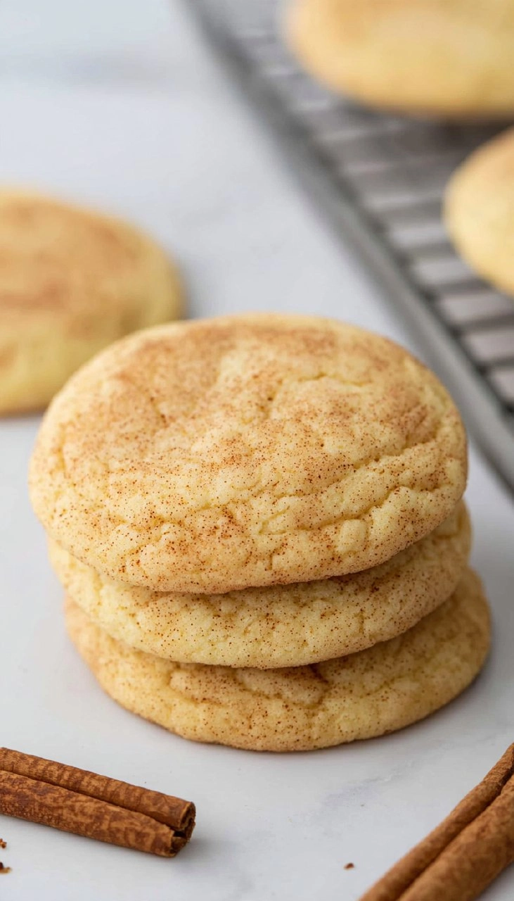 Fall Spice Snickerdoodle Cookies