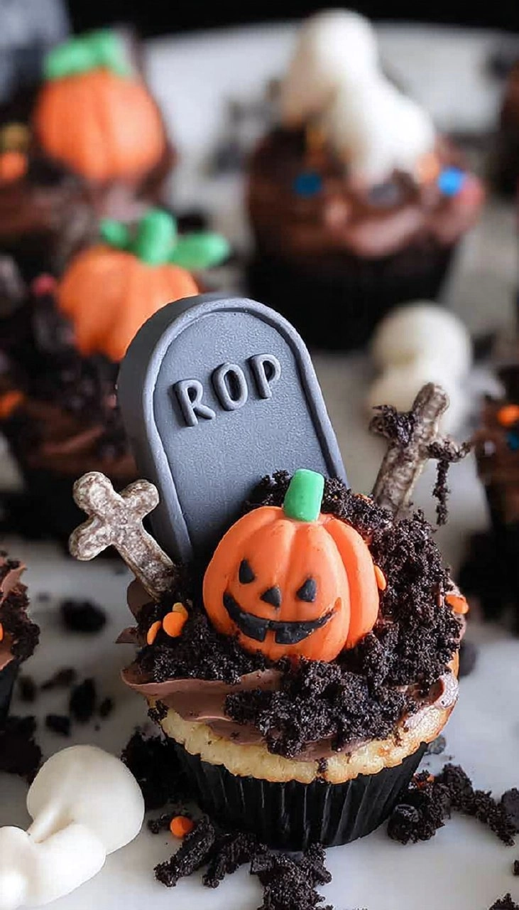 Graveyard Cupcakes