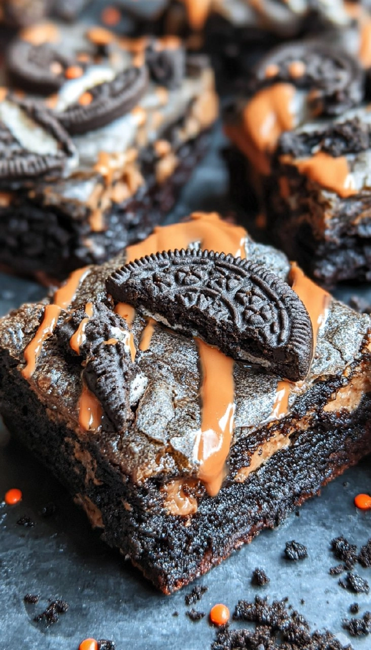 Halloween Oreo Brownies 40 Halloween Oreo Brownies