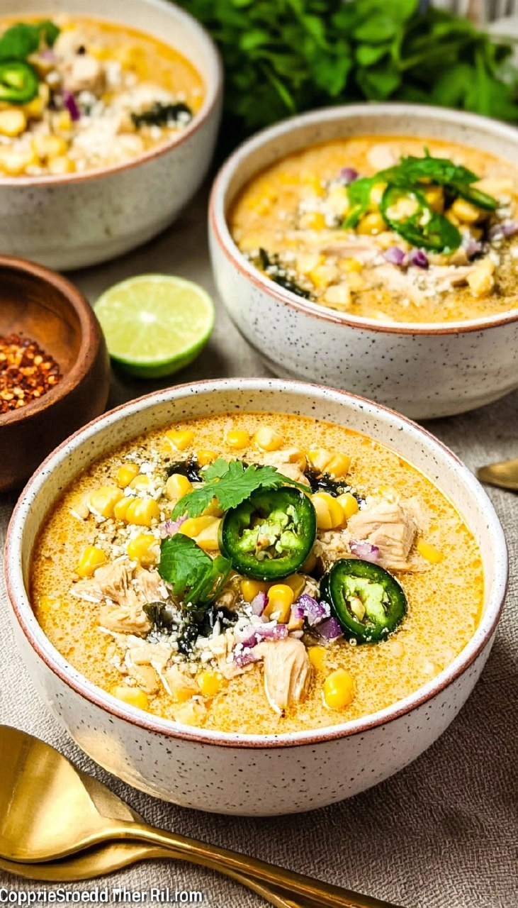 Mexican Street Corn White Chicken Chili (Tex-Mex Style) 170 Mexican Street Corn White Chicken Chili (Tex-Mex Style)
