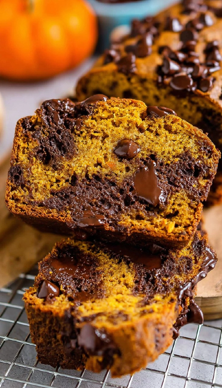 Pumpkin Chocolate Chip Bread