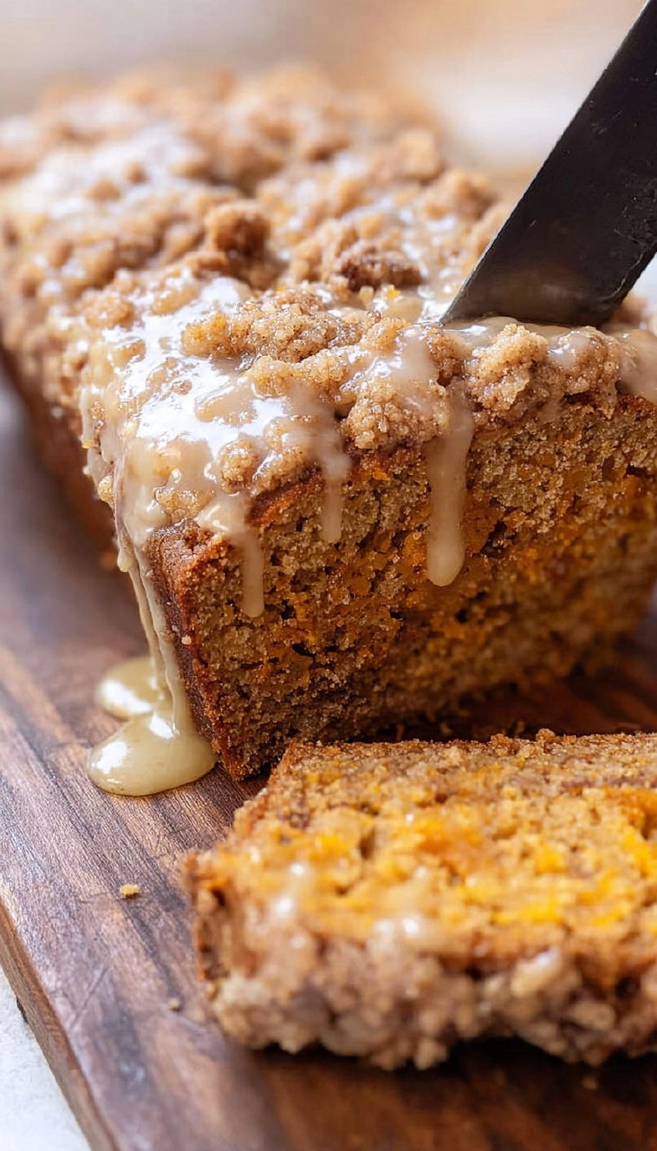 Pumpkin Streusel Bread