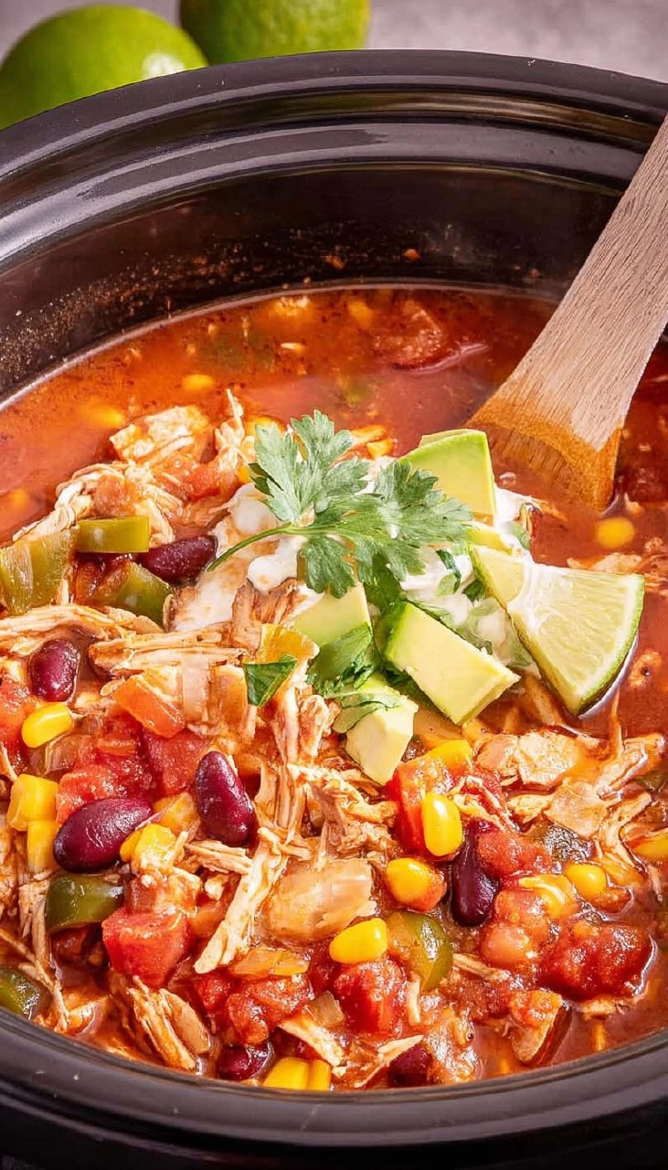 Slow Cooker Chicken Chili
