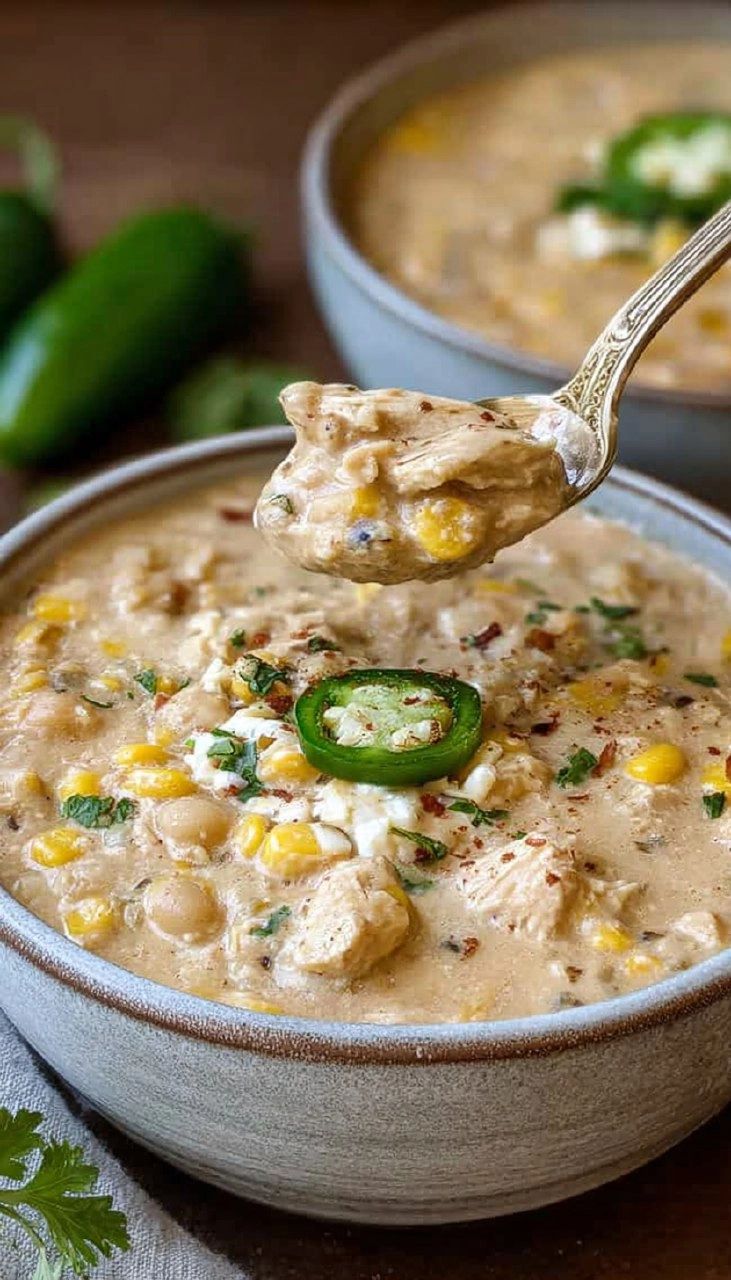 Street Corn White Chicken Chili